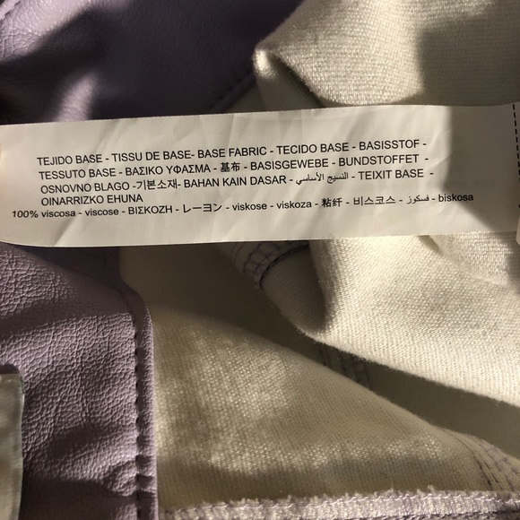 Zara High- waisted Faux Leather pants - Picture 9 of 10